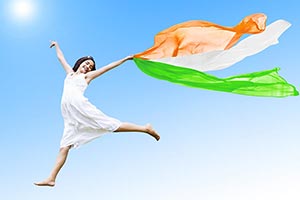 Indian;Girl Republic day