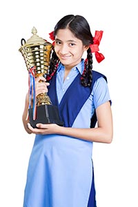 Rural Girl Student Trophy