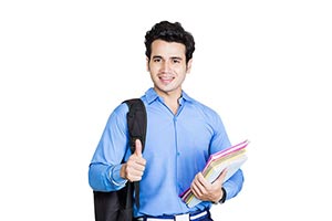 Boy Student Thumbs up