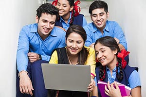 Teacher Students Laptop Teaching