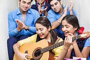 Teacher Students Teaching Music