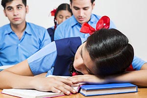 Students Classroom Sleeping