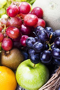 Abundance ; Apple ; Background ; Basket ; Cherry ;