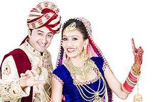 Indian Wedding Couple Dancing