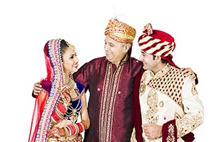 Bride Groom With Father