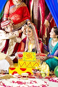 Indian Mandap Wedding Ceremony