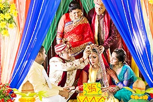 Indian Mandap Wedding Ceremony