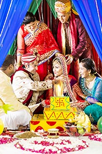 Indian Mandap Wedding Ceremony