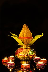 Arranging ; Black Background ; Burning ; Candles ;