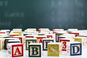 Abundance ; Alphabet ; Arranging ; Blackboard ; Bl