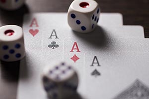 Arranging ; Black Background ; Cards ; Casino ; Ch