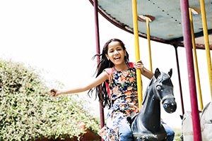 1 Person Only ; Amusement Park ; Carousel ; Casual