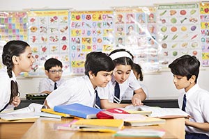 Bending ; Book ; Boys ; Classmate ; Classroom ; Co