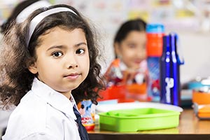 2 People ; Bottle ; Classroom ; Close-Up ; Color I