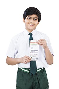 1 Person Only ; Aadhaar Card ; Boys ; Color Image 