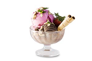 Bowl ; Chocolate Stick ; Close-Up ; Color Image ; 