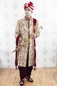 Royal Punjabi Groom Wedding Ceremony Thinking Memo