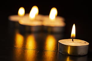 Black Background ; Bright ; Burning ; Candles ; Ce