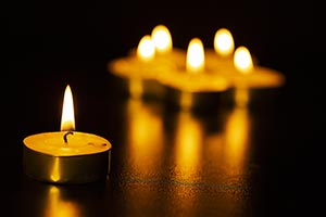 Black Background ; Bright ; Burning ; Candles ; Ce